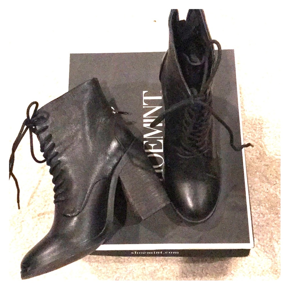Shoemint Romy Black Boots Sz 6.5